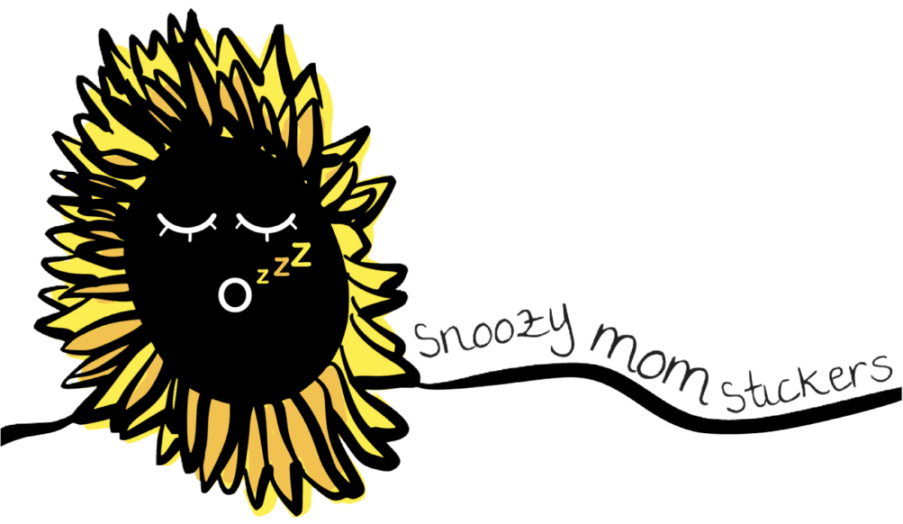 Snoozy Mom Stickers ©️